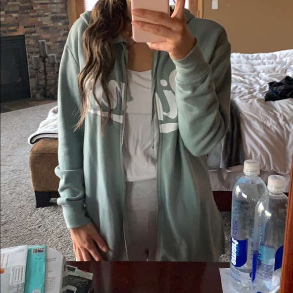 Long pink zip up - Picture 2 of 2